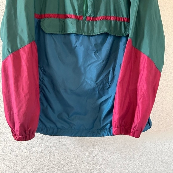 VSTR Windbreaker Hood 1/3 Zip Color Block Men Size Large - Picture 2 of 12